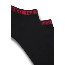 hugo underwear Freizeitsocken HUGO UNDERWEAR "2P AS TAPE CC", Herren, Gr. 39-42, schwarz (schwarz 001), Baumwollmischung, unifarben, Socken, mit Logo