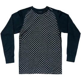 Devold of Norway Signature Merino 230 Langarm-t-shirt - Ink / Rawwhite - S