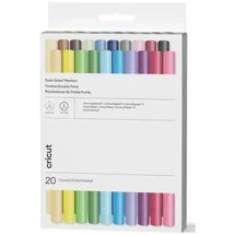 Cricut Ultimate Marker-Set beidseitig 20-tlg. Feine Spitze 1 mm