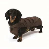 Fashion Dog Hundemantel speziell für Dackel - Braun 36