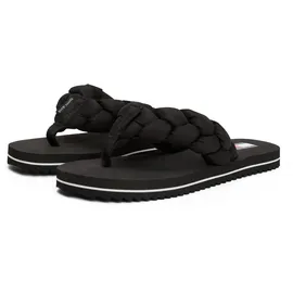 Tommy Hilfiger Braided Thong Beach Sandal Schwarz 40