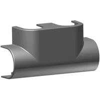 Kermi Blende für Ventilhahnblock Eckform Edelstahl-Optik ZV00710005