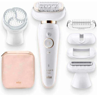 BRAUN Silk-épil 9 81688639 Epilierer 40 Pinzette Weiß  Gold - Weiß/Gold
