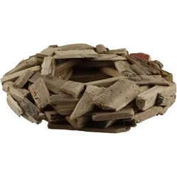 Dekokranz AM DESIGN "Holzkranz mit rustikalem Charme", beige (natur), H:5cm Ø:38cm, Holzwerkstoff, Dekokränze, in natürlicher Optik – ideal für individuelle Dekorationsideen