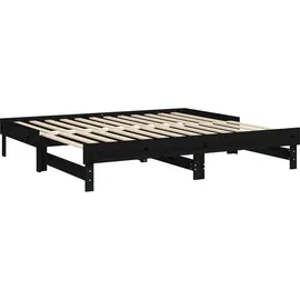 vidaXL Tagesbett 90 x 190 cm Schwarz