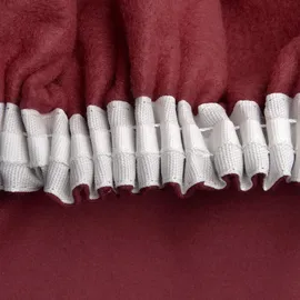 Beautissu Amelie Luna Kräuselband 140 x 245 cm rot 2 St.