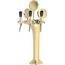 ich-zapfe Schanksäule Gold 3-leitig, elegant, \"Topp-Qualität!\""
