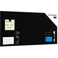 ALLboards Rahmenloses SLIMboard – Kreideoberfläche – cm + Zubehör