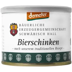 Bäuerliche EZG Schwäbisch Hall Demeter Bio-Bierschinken 200G