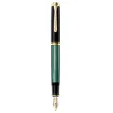 Pelikan Souverän M600 Kolbenfüller schwarz/grün/gold F (fein)