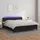 vidaXL Boxspringbett 180 x 200 cm Schwarz