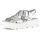 Gabor Plateau-Sandaletten Damen Silber 39