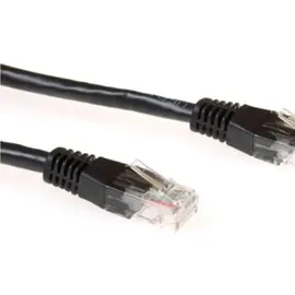 ewent 5.0m Cat6 UTP Netzwerkkabel Schwarz, 5 (M) U/UTP (UTP)