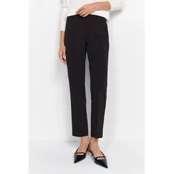 Bügelfaltenhose RICH & ROYAL, Damen, Gr. 36, N-Gr, schwarz, Web, Obermaterial: 91% Polyester, 9% Elasthan, casual, klassisch knöchelfrei, Hosen, Unechte Leistentasche hinten