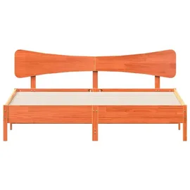 vidaXL Massivholzbett 180 x 200 cm Braun