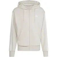 adidas Essentials 3-Streifen Kapuzensweatjacke Herren Wonder Alumina/White XXL