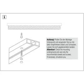 GARDINIA Vorhangschiene Slim Line, Weiß