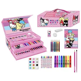 Cerdá Hello Kitty Mal- und Zeichenkoffer 1 St. pink/rosa