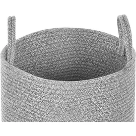 Beliani Aufbewahrungskorb SARYK 2er Set  onesize  Grau