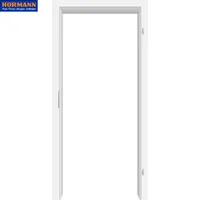 Hörmann ProLine Holz-Zimmertür-Umfassungszarge stumpf - Duradecor glatt  RAL 9016 Verkehrsweiß seidenmatt 150 mm DIN Rechts 834 mm (Nennmaß = 860 mm) 2097 mm (Nennmaß = 2110 mm)