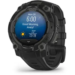 Smartwatch GARMIN "Instinct 3 AMOLED 45mm", schwarz, Smartwatches