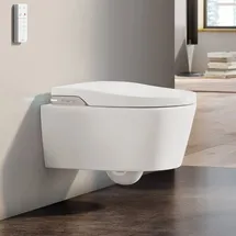 Roca Inspira Wand-Dusch-WC mit Absenkautomatik Weiß