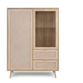 Finori Highboard Bali 101,4 x 139 x 40 cm Braun