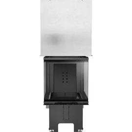 Kratki NBU 500/700 Kamineinsatz Stahl Schwarz/Abdeckplatte Glas