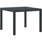 vidaXL Gartentisch 100 x 100 x 73 cm Anthrazit