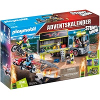 PLAYMOBIL XXL-Adventskalender 70544 Stuntshow, Inklusive LKW, Für Kinder ab 4 Jahren