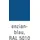 Nordwest Handel AG Schubladenschrank BK 600 H800xB600xT600mm grau/blau 4 Schubl.Einfachauszug