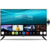 Cello C3224WSF 32" Zoll SMART/DVD rahmenloser TV integrierter DVD Player Triple Tuner Bluetooth superschnelles Betriebssystem WebOS by LG Disney+ Netflix Prime [2024]