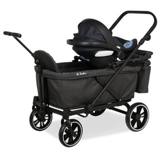 Pinolino Babyschalen-Adapter für Klappbollerwagen 'Cruiser', 2-TLG., 238054, schwarz