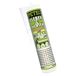 PETEC 94529 Kleben & Dichten Montagekleber Weiß 290ml Primerlose Anwendung