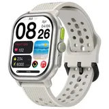 Zeblaze Beyond 3 Pro BT 44 mm Aluminiumgehäuse Champagne Sportarmband Grau One Size