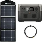 EcoFlow River 2 0% MwSt §12 III UstG Max 512Wh Portable Powerstation mit 100W So...