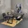 MCA Furniture Polsterstuhl Parana Feingewebe Anthrazit