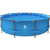 Avenli Pool 305 x 76 cm Frame Plus Stahlrahmen Aufstellpool ohne Pumpe blau rund Framepool Swimming Schwimmbecken Ersatzpool