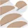 vidaXL Stufenmatte 65 x 22,5 cm Beige