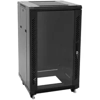 Roadinger SSC-16 Stahlschrank mit Glastür 16HE