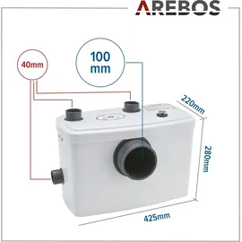 Arebos Hebeanlage 600 W