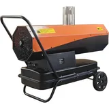 KRAFT&DELE | Heizkanone Dieselheizgebläse Dieselheizer, 40kW, Diesel betriebener, Heißluftgenerator, Heizgerät, Bauheizer Heizer, Überhitzungss... - Schwarz