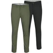 JACK & JONES Marco Dave Akm Hosen 2 Einheiten Black / Pack Dusty Olive 31 32