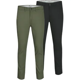 JACK & JONES Marco Dave Akm Hosen 2 Einheiten Black / Pack Dusty Olive 31 32