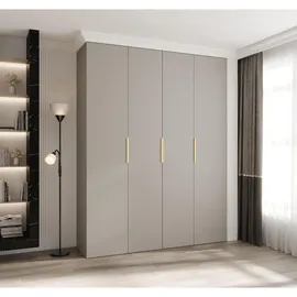 abiks möbel Drehtürenschrank COMO 190 x 245,5 x 50 cm Gold
