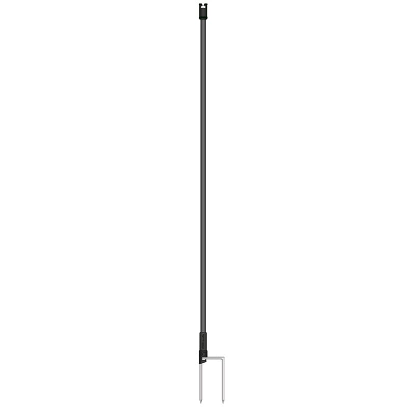 VOSS.farming NETmaster Ersatzpfahl, 136cm, 2 Spitzen, schwarz