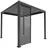 Green Spirit Pergola-Seitenwand, Anthrazit, Kunststoff, 93x6x238.5 cm, Sonnen- & Sichtschutz, Pavillons & Pergolas, Pergolas