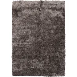 Hochflor-Teppich BRUNO BANANI "Alga", dunkel champagner, B:200cm H:40mm L:290cm, Kunstfaser, Teppiche, Uni, Shaggy, Langflor, besonders weich und kuschelig, Wohnzimmer