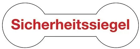 Sicherheitssiegel/-etikett, Dokumentenfolie, verschiedene Texte (Aufschrift: Sicherheitssiegel)