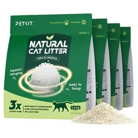Petkit Natural Cat Litter Katzenstreu 4 Stück Weiß